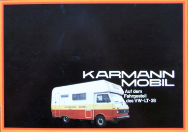 Volkswagen Transporter T3 Karmann Mobil LT 28 Modelprogram 1981 Carbrochure (4638)